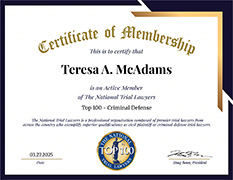 National Trial Lawyers, Top 100 - Criminal Defense